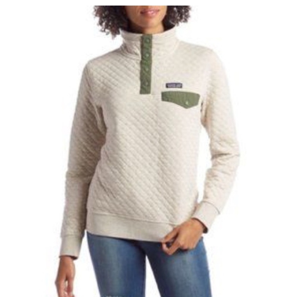 Patagonia Women's Organic Cotton Quilt Snap-T Pullover NWOT